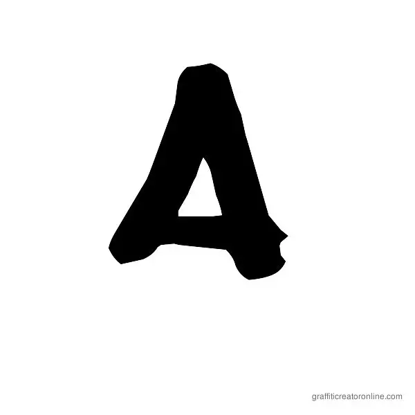 08 Underground Font Alphabet A