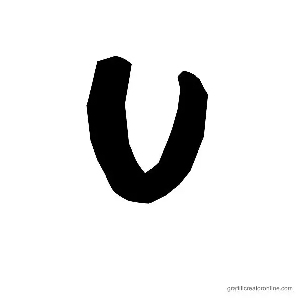 08 Underground Font Alphabet U