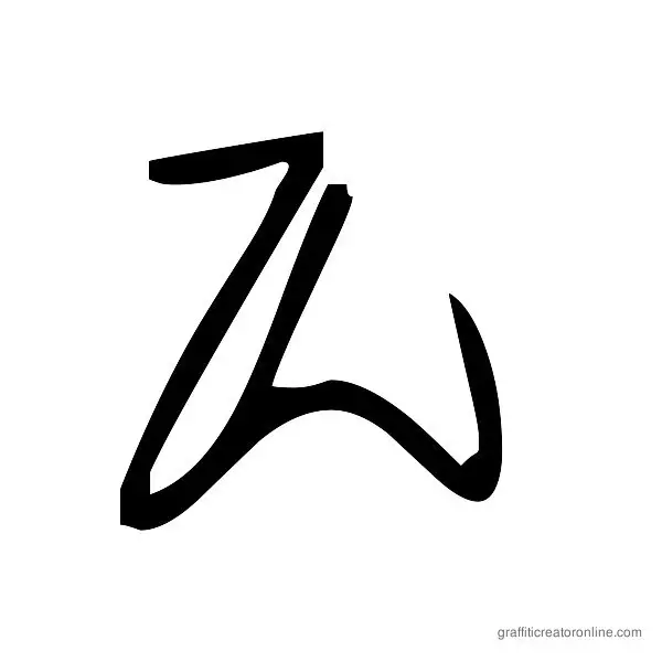 Barrakuda Font Alphabet L