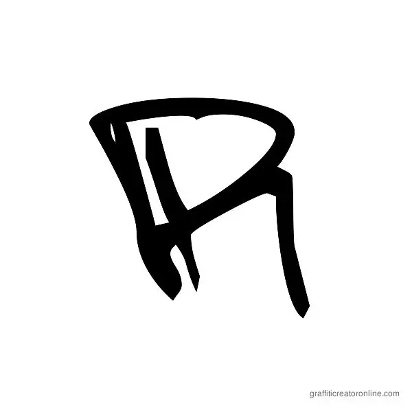 Barrakuda Font Alphabet R