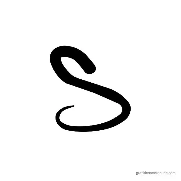 Dafxter Font Alphabet S