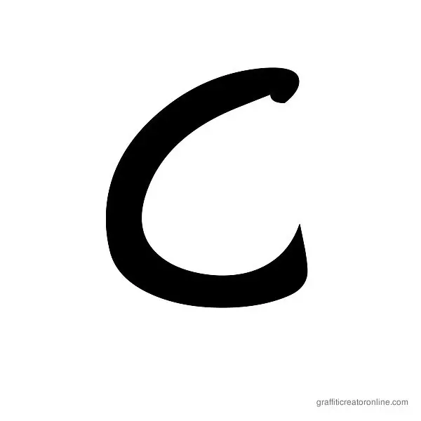 Julia Engstrm Font Alphabet C