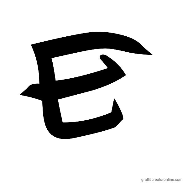 Julia Engstrm Font Alphabet E