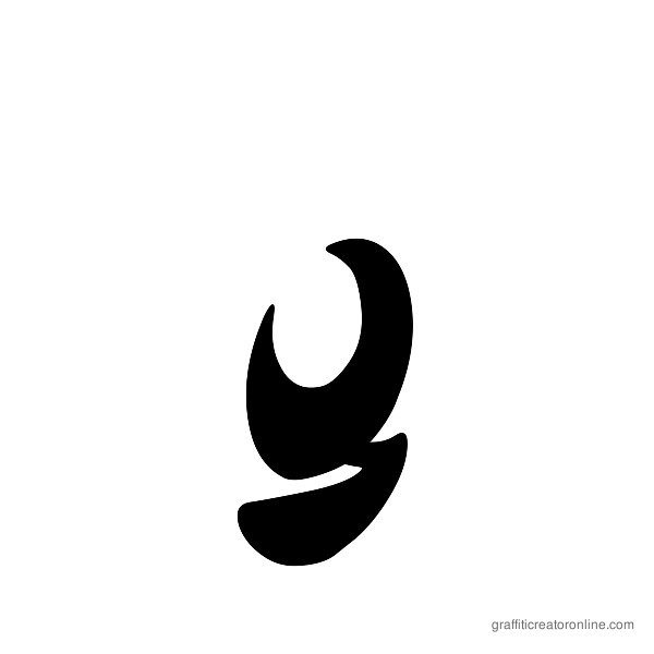 Lomax Font Alphabet Y