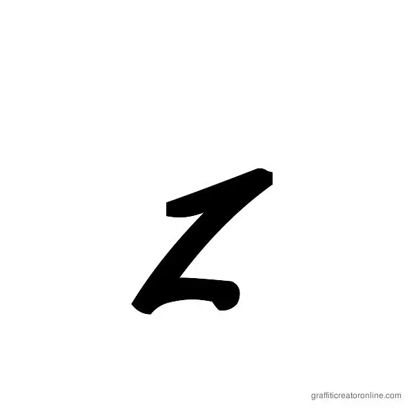 Meglaphoid Font Alphabet L