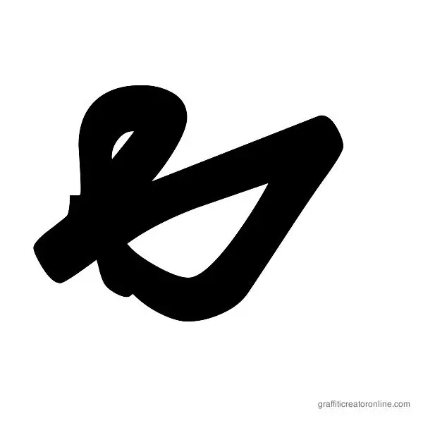 Reticulum 3 Font Alphabet B