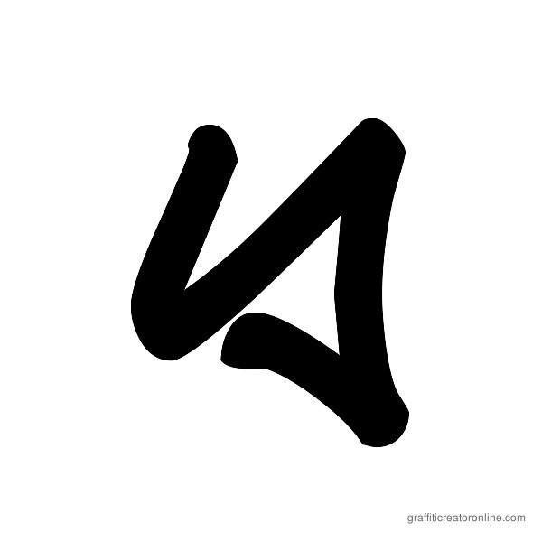 Reticulum 3 Font Alphabet Y