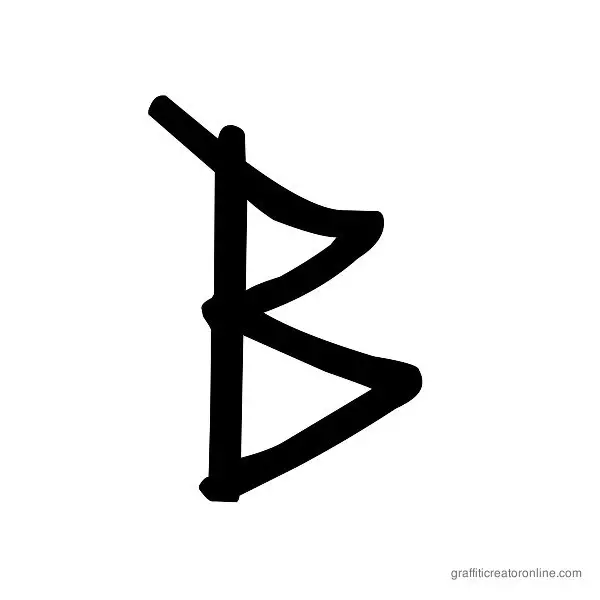 Saint Font Alphabet B