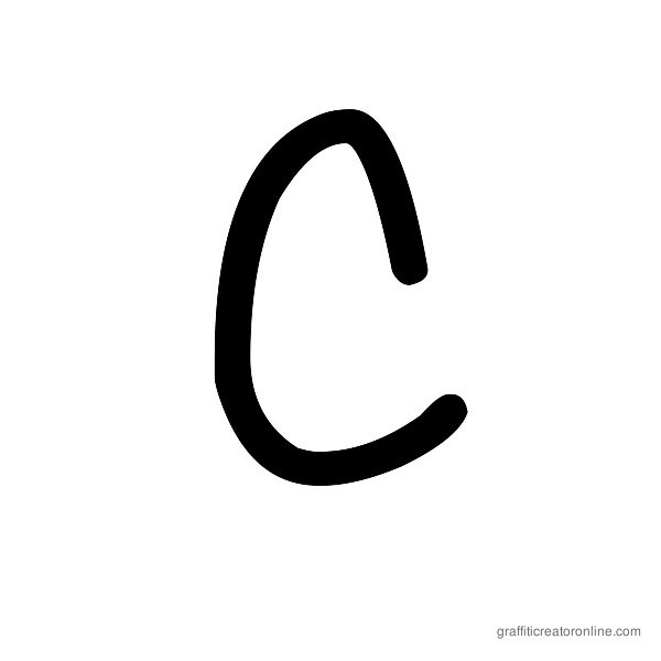 Saint Font Alphabet C