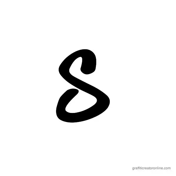 Street Soul Font Alphabet S
