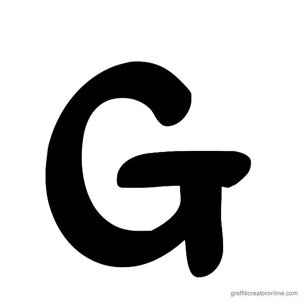 Wickhop Handwriting Font Alphabet G