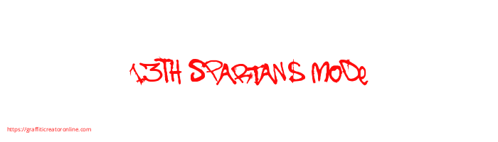 13TH Spartan's Mode