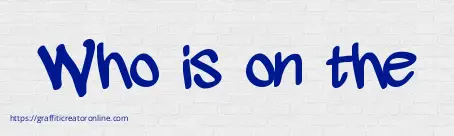 Who is on the