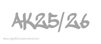 AK25/26
