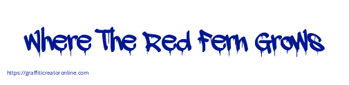 Where The Red Fern Grows