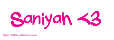 Saniyah <3